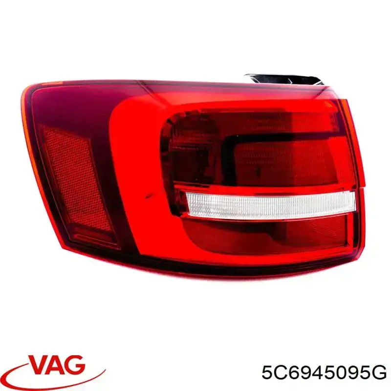 5C6945095G VAG Задній лівий зовнішній ліхтар