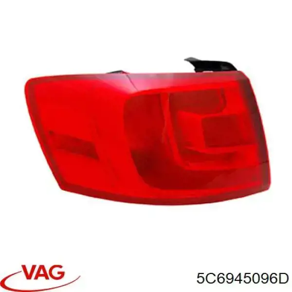 Ліхтар задній правий, зовнішній 5C6945096D VAG