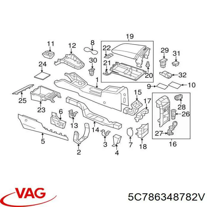  VAG 5C786348782V ціна, від 8.23 USD