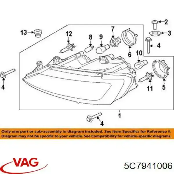 Фара правая TYC 201256100 ціна, від 148.64 USD