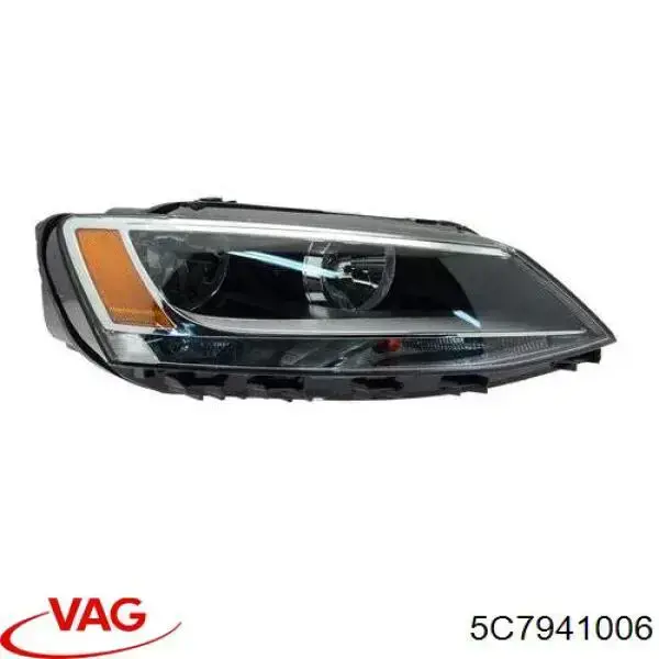 Купити 201256100 TYC Права блок фара