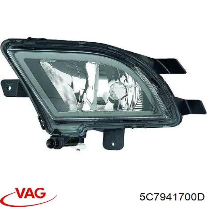 Фара протитуманна, права 3941046 Autotechteile