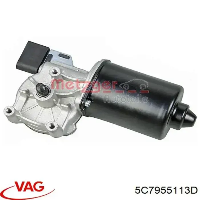 Двигун склоочисника лобового скла (трапеції) 5C7955113D VAG