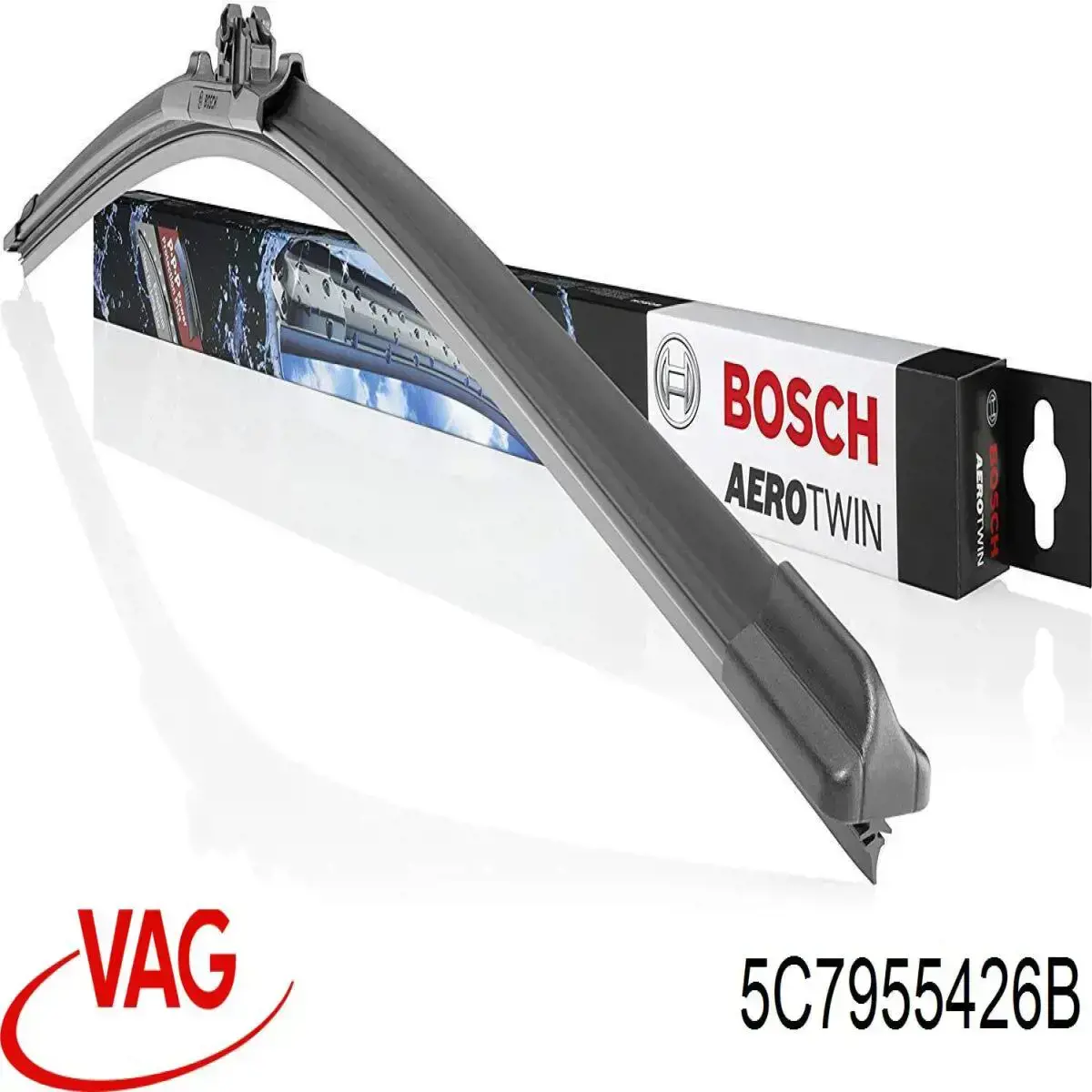 Щітка-двірник лобового скла, пасажирська 5C7955426B VAG