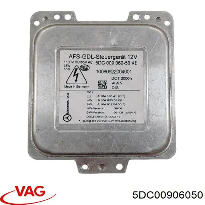  VAG 5DC00906050 ціна, від 101.58 USD