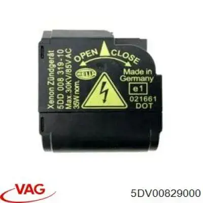 Блок розпалювання, ксенон VAG 5DV00829000