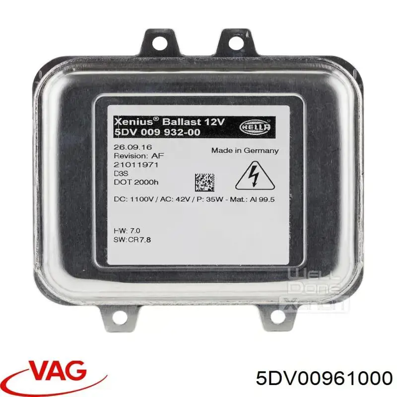 Купити 5DV00961000 VAG Блок розпалювання, ксенон