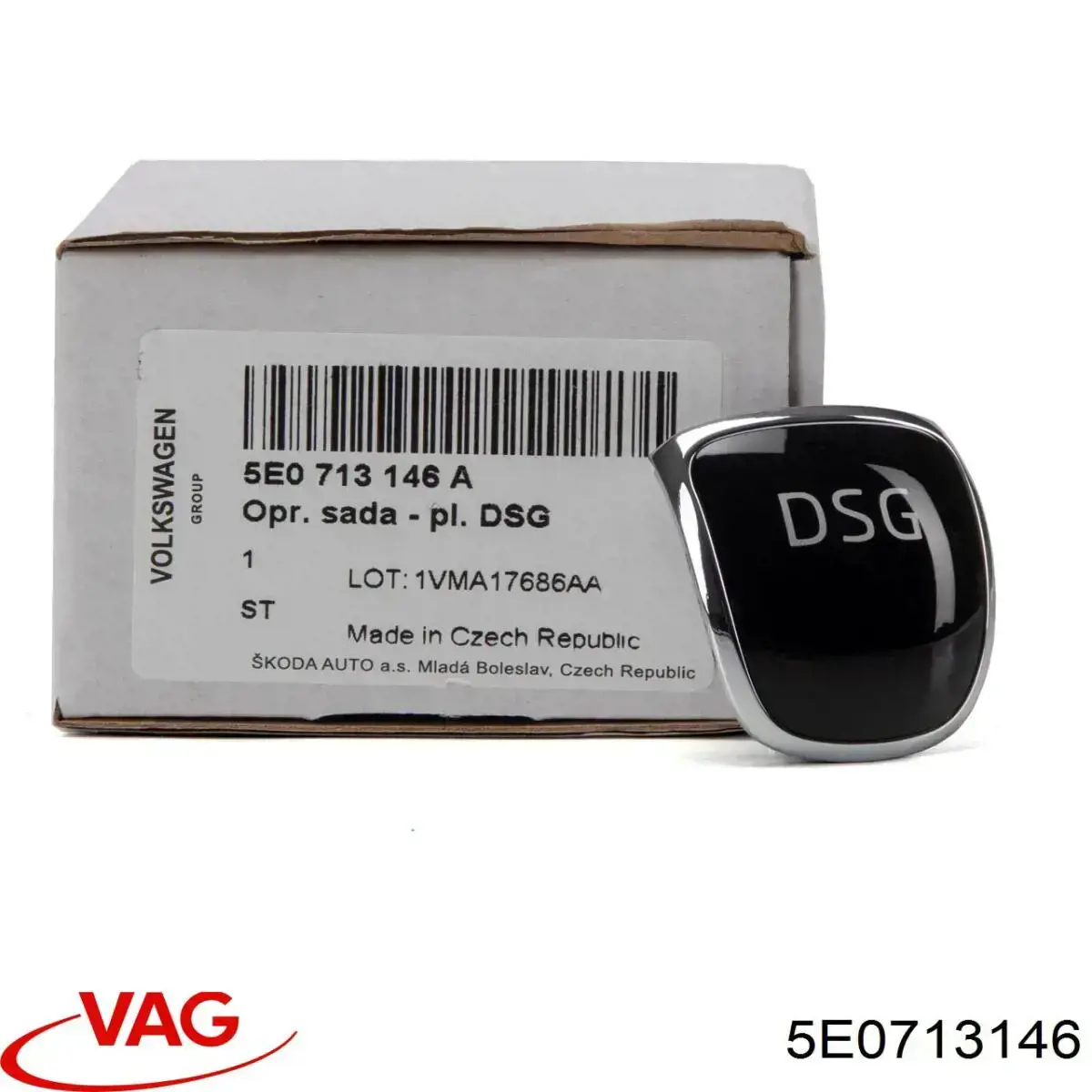 Рукоятка важеля КПП VAG 5E0713146 ціна, від 62.14 USD