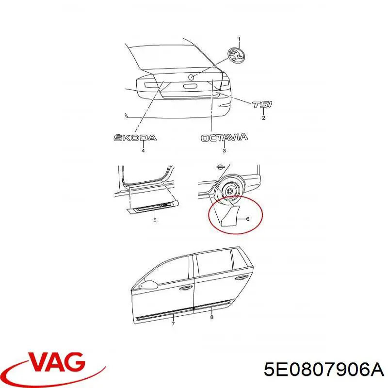 5E0807906A VAG 