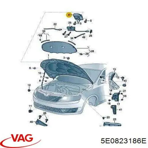  5E0823186E VAG