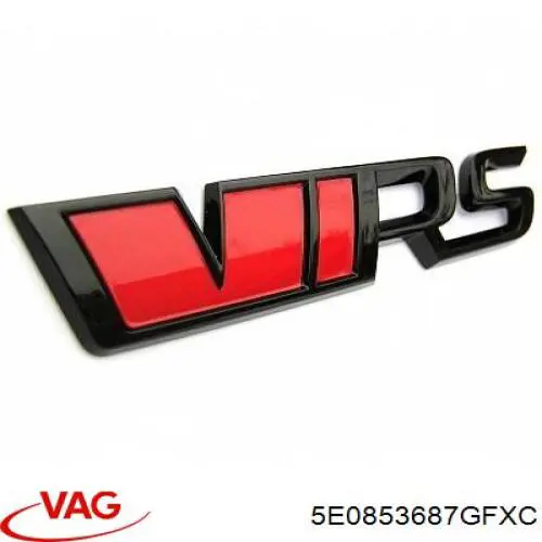 Купити 5E0853687GFXC VAG Емблема кришки багажника, фірменнийзначок