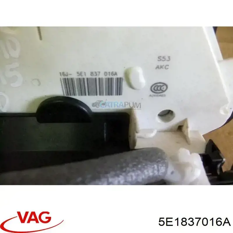 Купити 5E1837016A VAG Замок дверки правої передньої