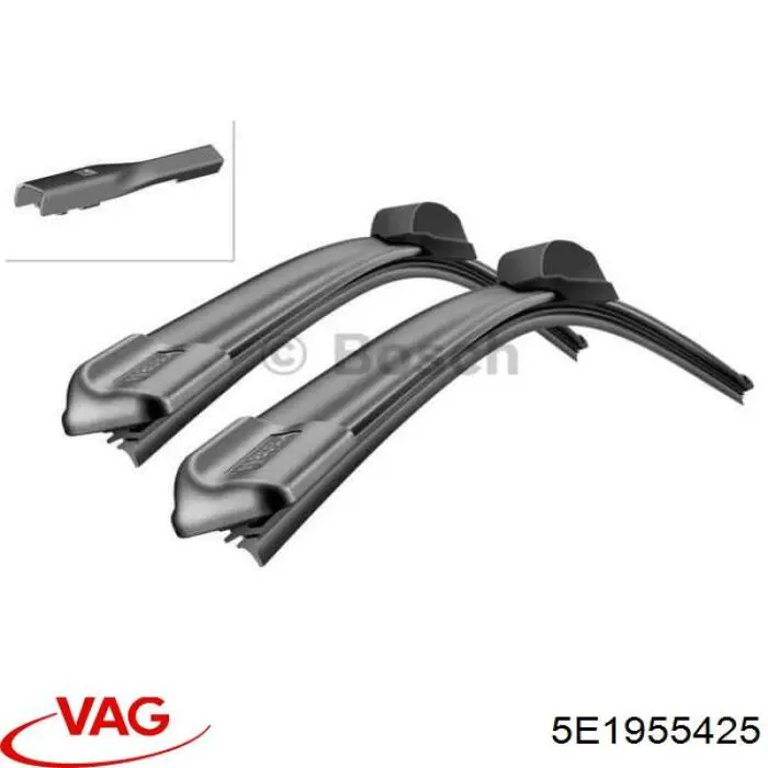 Щітка-двірник лобового скла, комплект з 2-х шт. VAG 5E1955425 ціна, від 30.68 USD