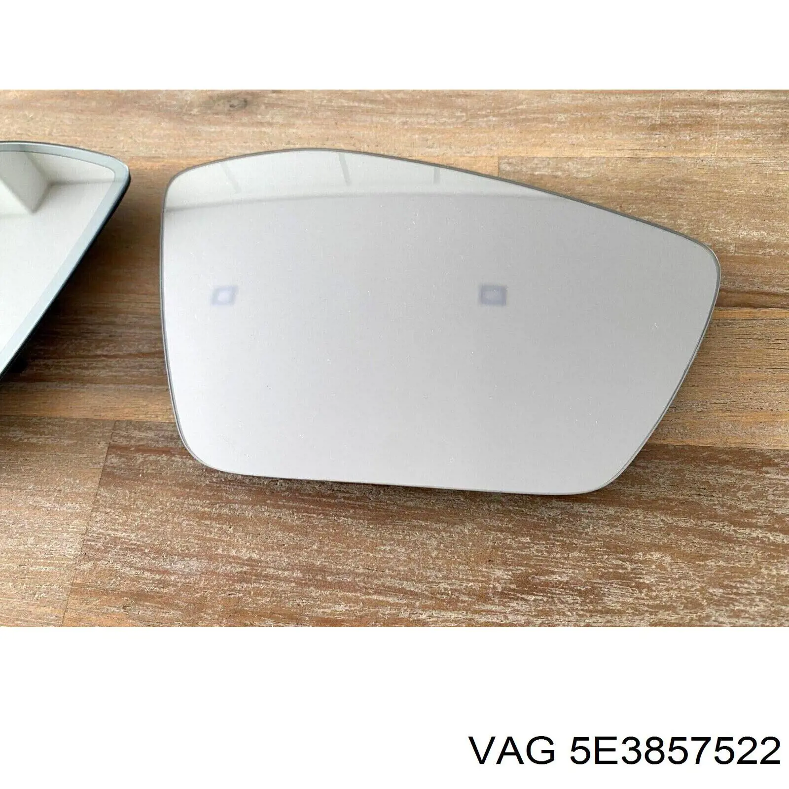 5E3857522 VAG Дзеркальний елемент дзеркала заднього виду