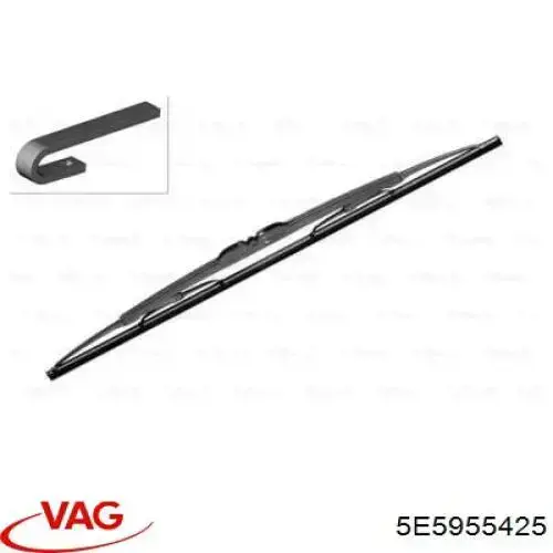 5E5955425 VAG Щітка склоочисника задня