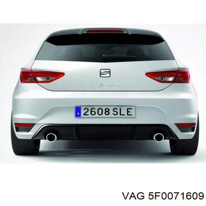 Купити 5F0071609 VAG Задній бампер