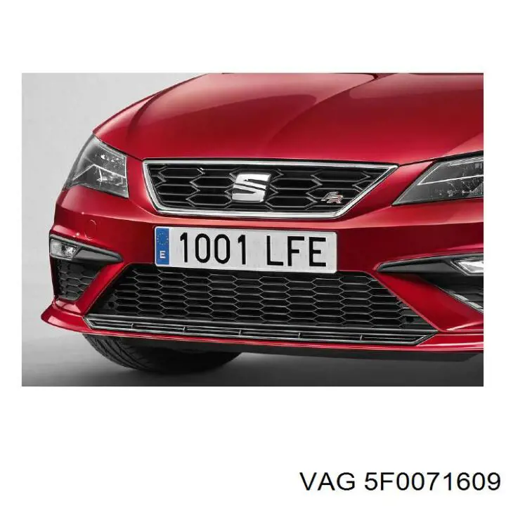 5F0071609 VAG Буфер (бампер) задній