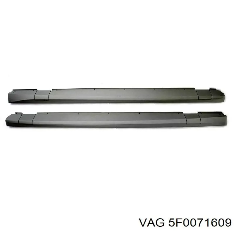 Кожух бампера заднього VAG 5F0071609 ціна, від 66.06 USD