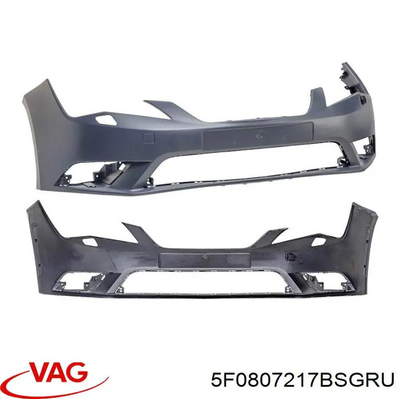 Бампер на авто VAG 5F0807217BSGRU ціна, від 277.10 USD