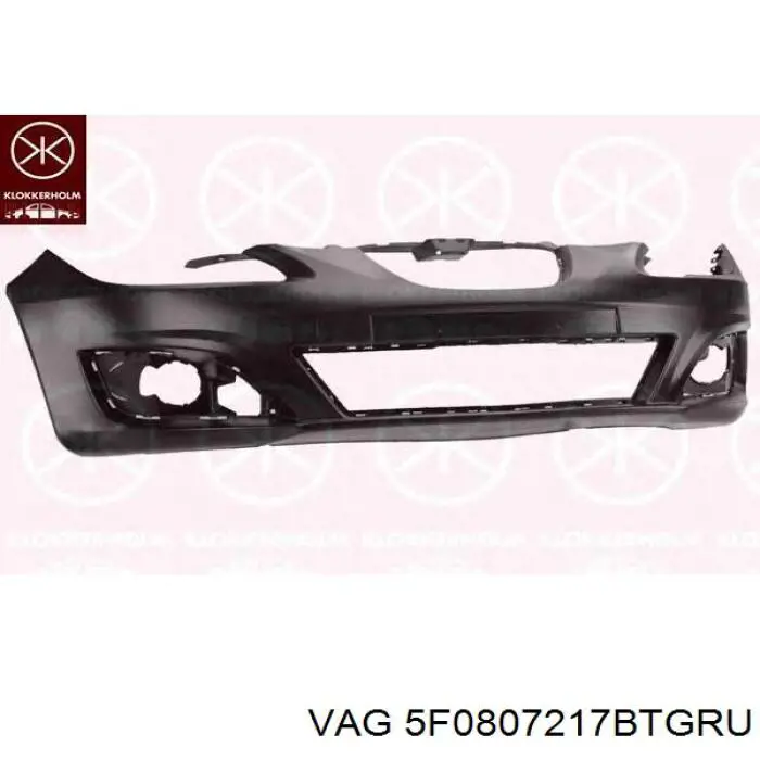 5F0807217BTGRU VAG Бампер передній в зборі