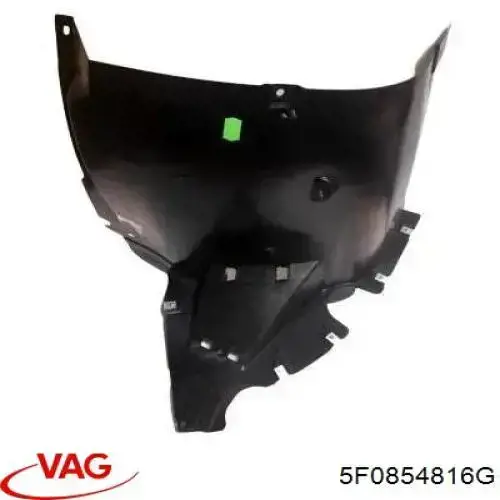 5F0854816G VAG Підкрилок переднього крила, правий передній
