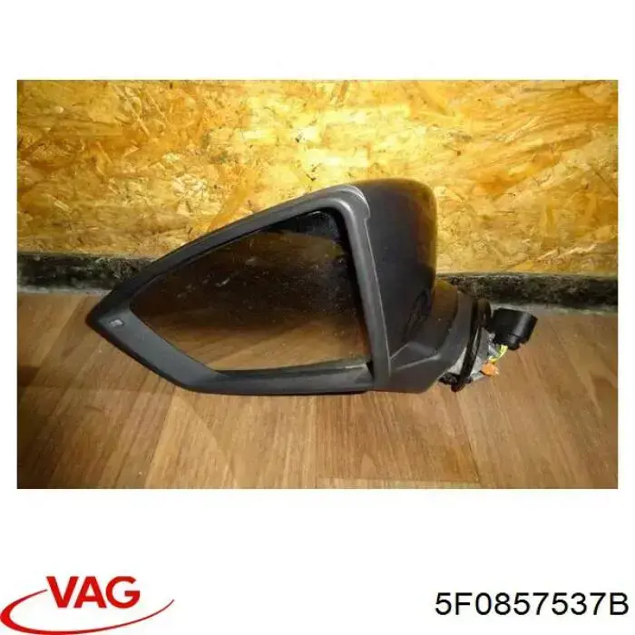 Купити 5F0857537B VAG Накладка/кришка дзеркала заднього виду, ліва
