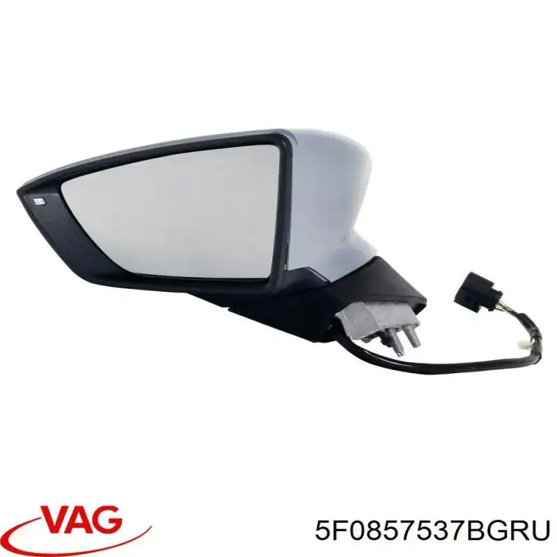 5F0857537BGRU VAG Накладка водійського дзеркала