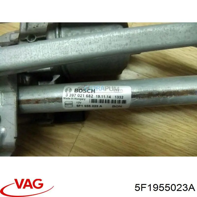Трапеція щіток лобового скла VAG 5F1955023A ціна, від 25.33 USD