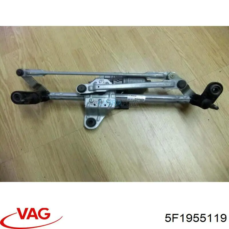 Мотор склоочисника скла (трапеції) VAG 5F1955119 ціна, від 53.19 USD