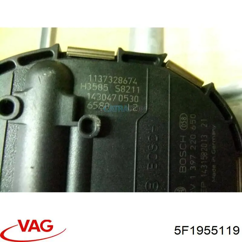 Двигун склоочисника лобового скла (трапеції) 5F1955119 VAG