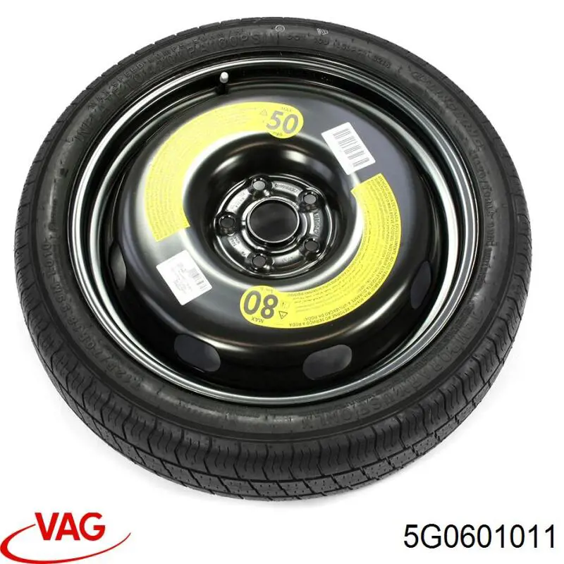 Докатка, аварійне запасне колесо VAG 5G0601011 ціна, від 88.68 USD