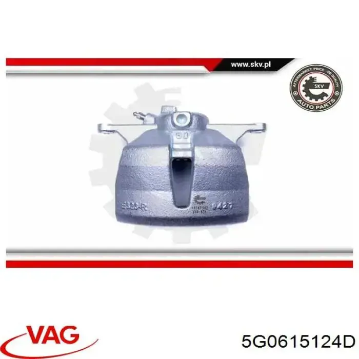 Купити 5G0615124D VAG Супорт гальмівний передній правий