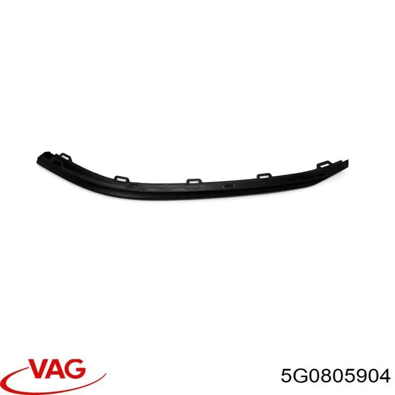 5G0805904 VAG Спойлер переднього бампера, правий