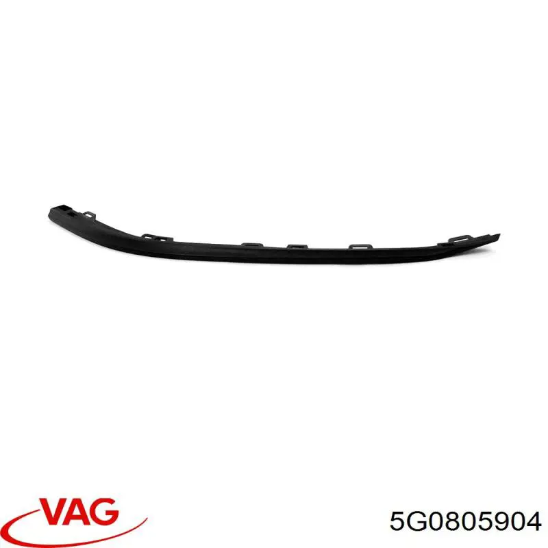 Купити 5G0805904 VAG Спойлер переднього бампера, правий