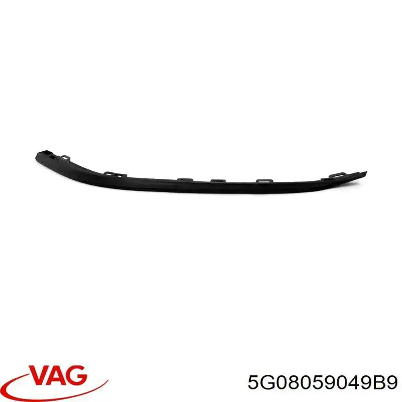 Купити 5G08059049B9 VAG Спойлер переднього бампера, правий
