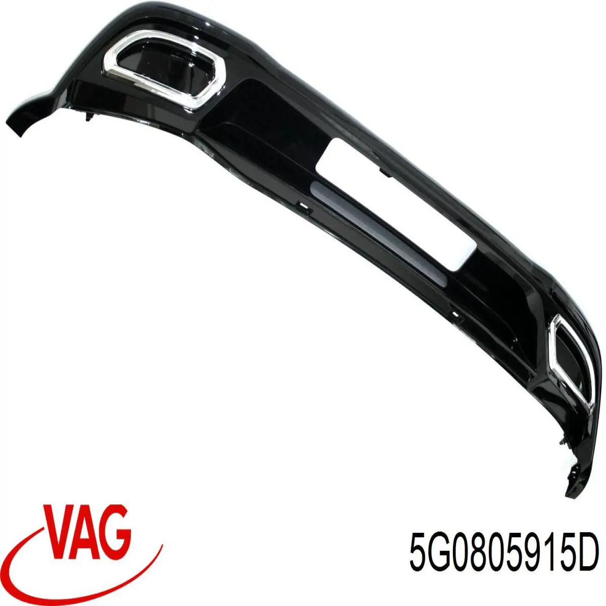 Спліттер переднього бампера VAG 5G0805915D ціна, від 165.00 USD