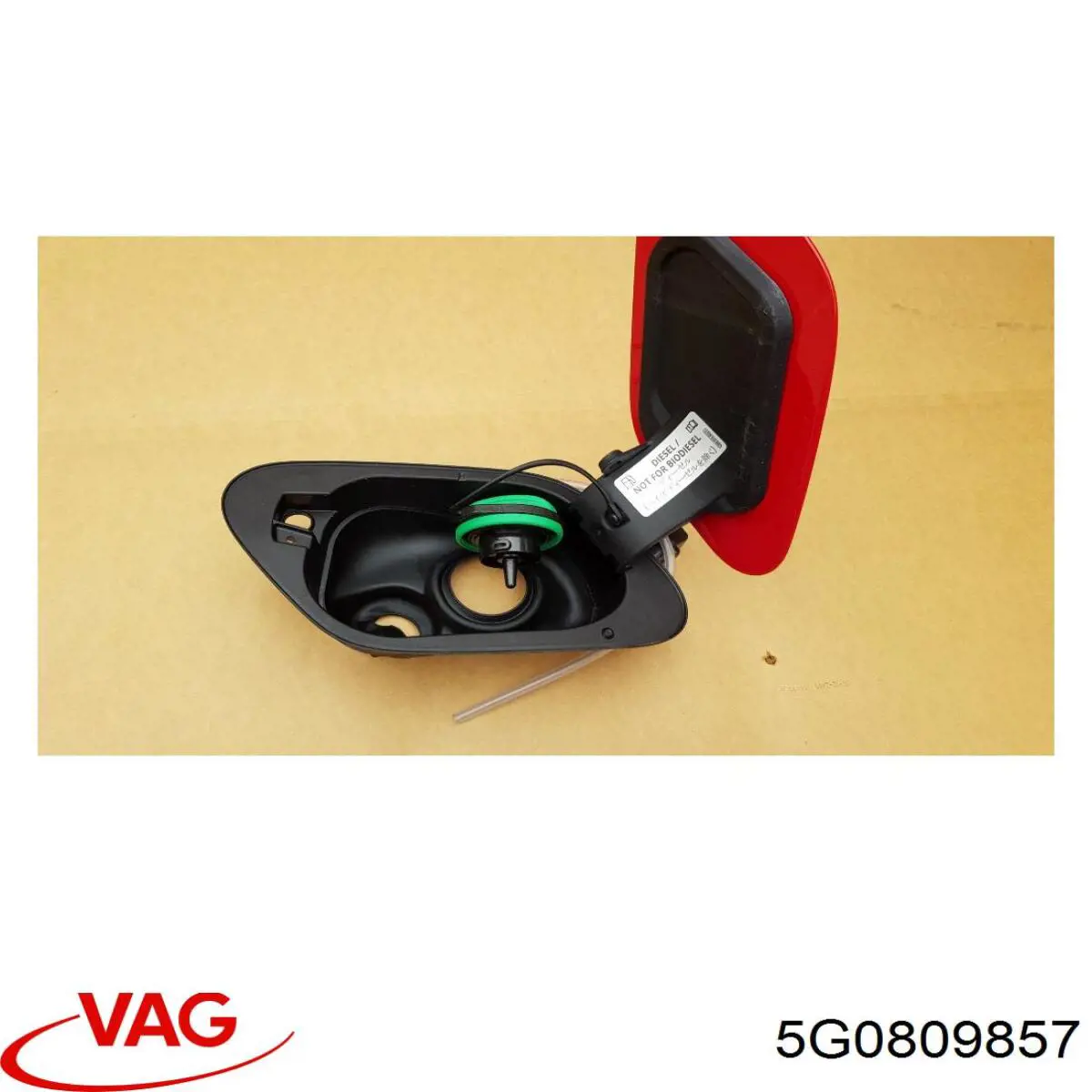 5G0809857 VAG Шланг заливної горловини, паливного бака