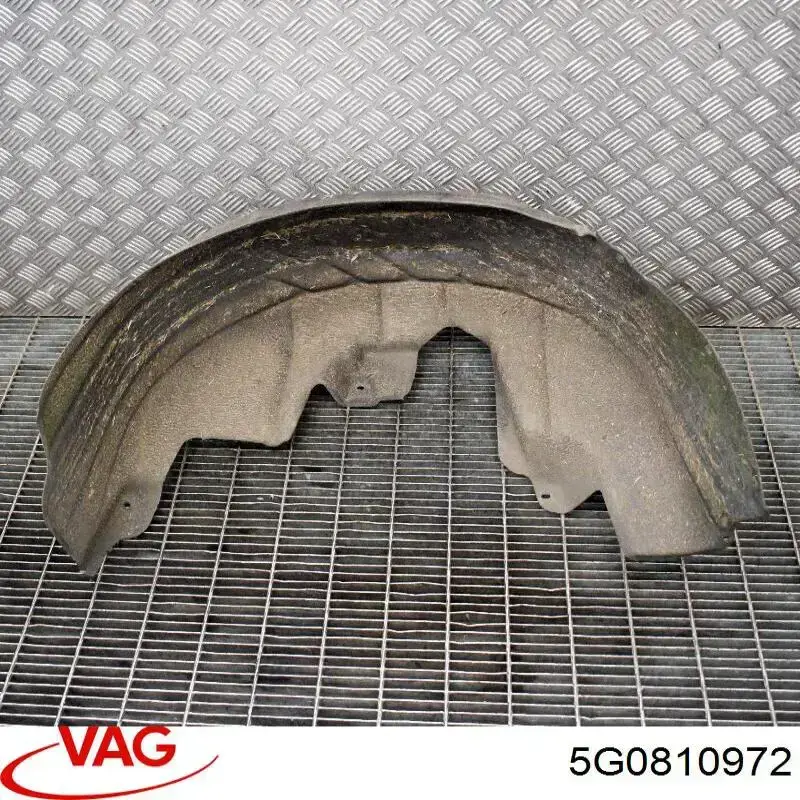 Підкрилок заднього крила, правий 5G0810972 VAG