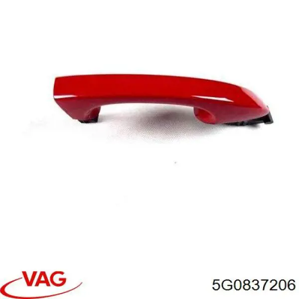 Купити 5G0837206 VAG Ручка задньої двері зовнішня права