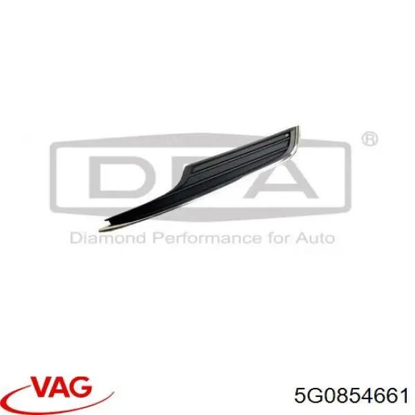 Решітка переднього бампера, ліва Signeda PVW99174GAL ціна, від 6.86 USD