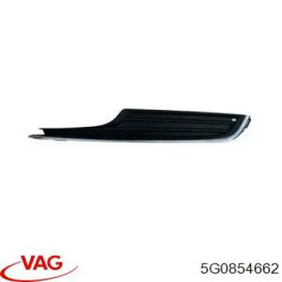 Купити 5G0854662 VAG Решітка переднього бампера, права нижня