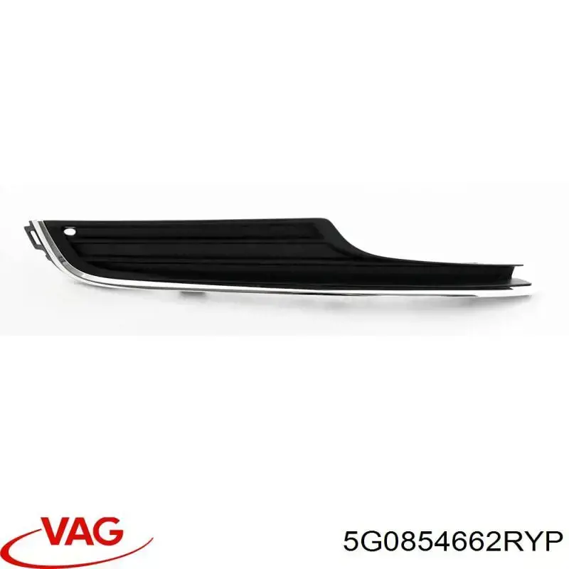Купити 5G0854662RYP VAG Решітка переднього бампера, права нижня