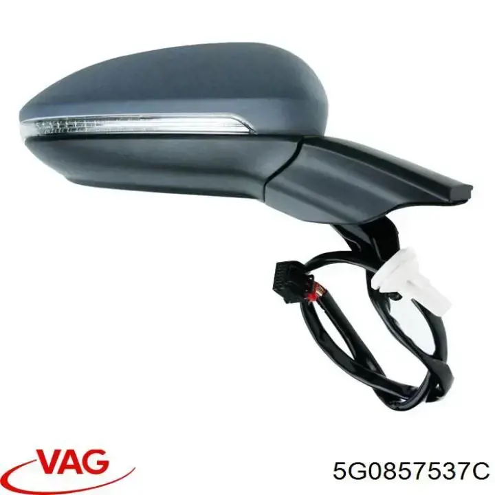 Накладка лівого бокового дзеркала VAG 5G0857537C ціна, від 13.17 USD