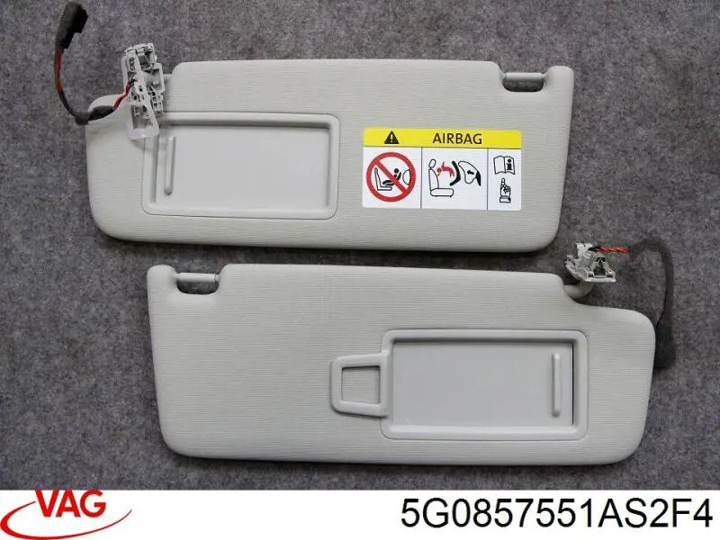 Козирок сонцезахисний автомобіля VAG 5G0857551AS2F4 ціна, від 74.24 USD