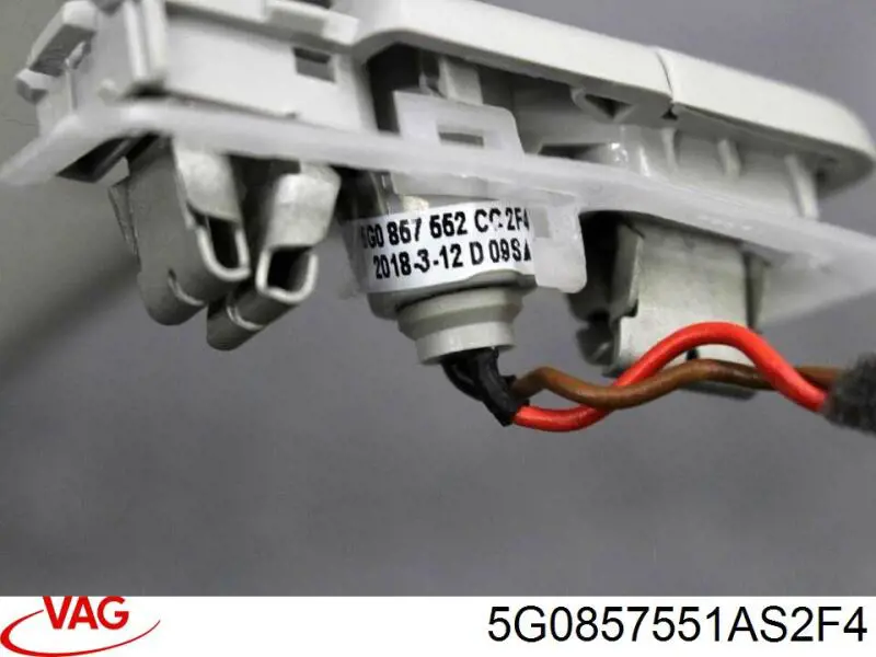 5G0857551AS2F4 VAG Козирок протисонячний