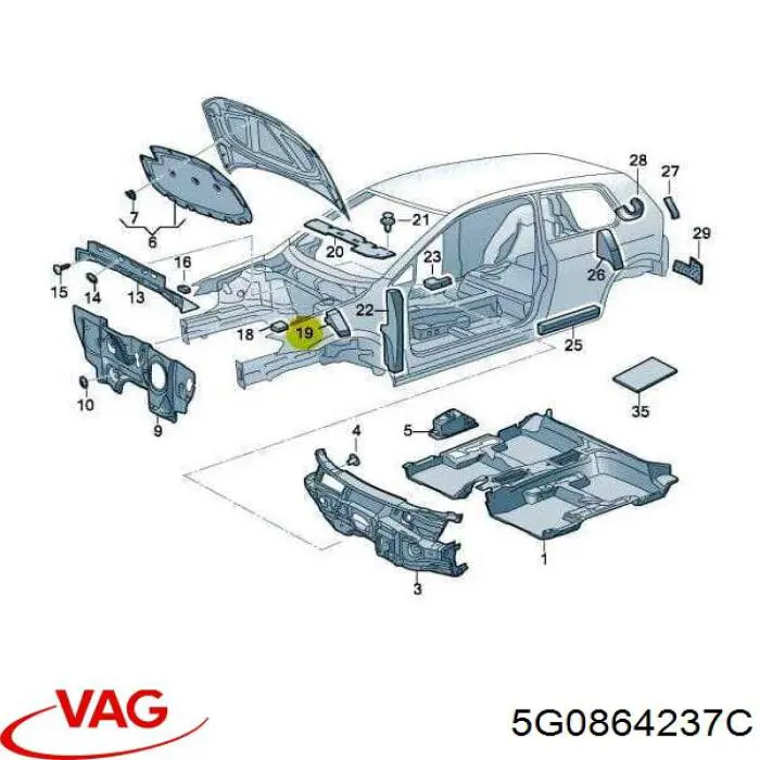  VAG 5G0864237H