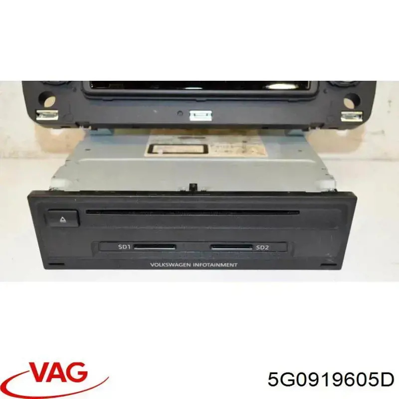 5G0919605D VAG Дисплей бортового комп'ютера