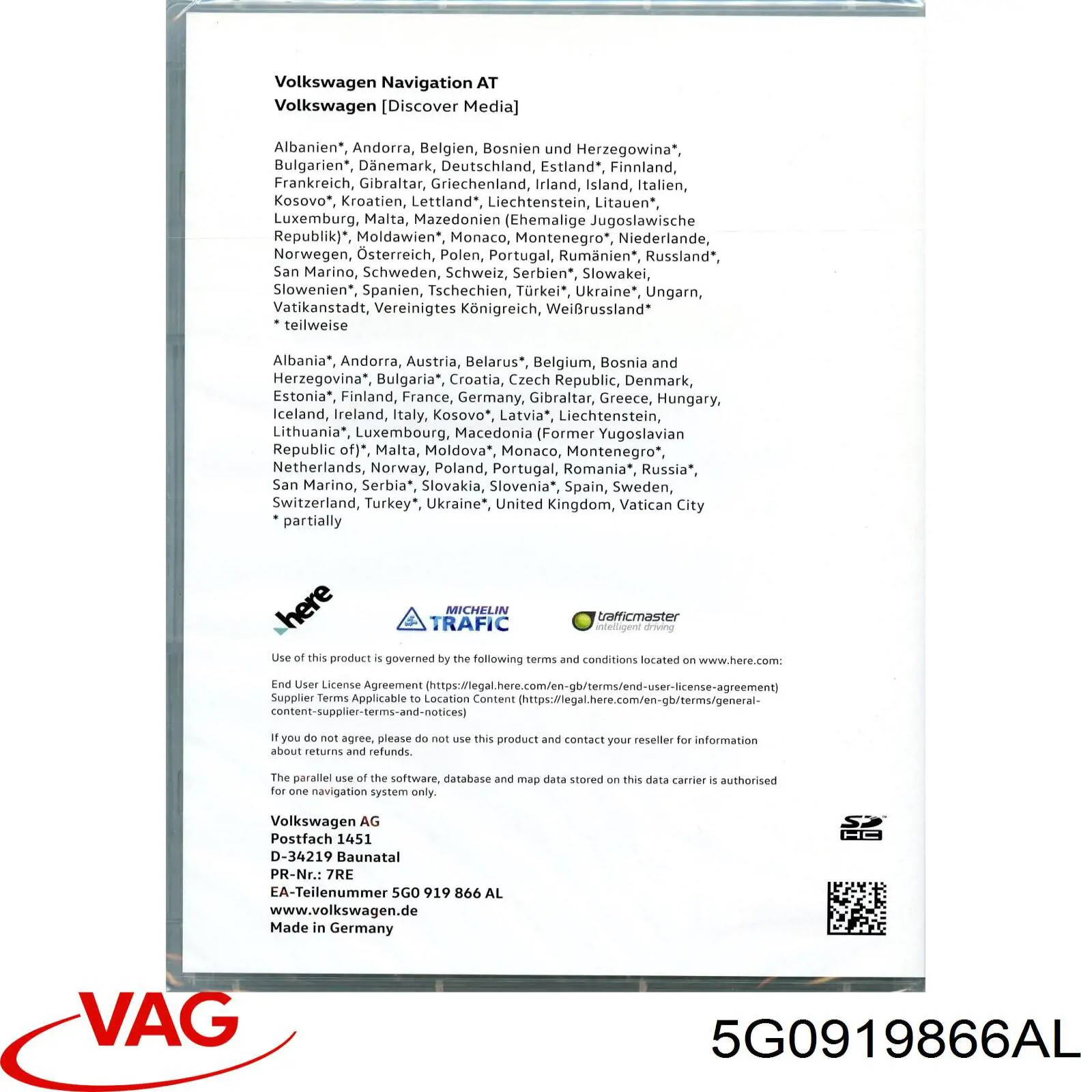  VAG 5G0919866AL ціна, від 60.06 USD