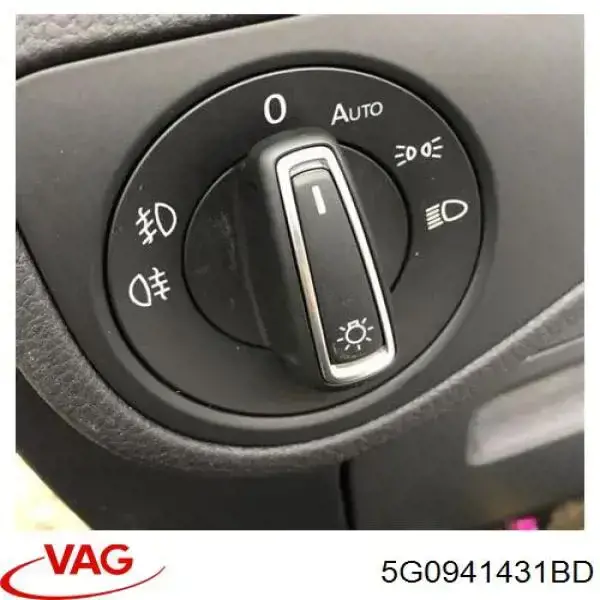 Купити 5G0941431BD VAG Перемикач світла фар, на "торпеді"
