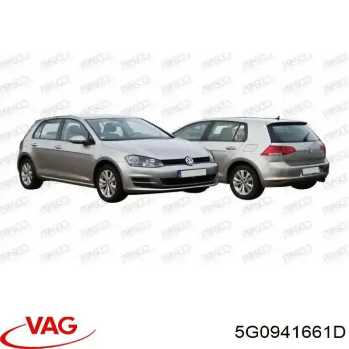 Купити 5G0941661D VAG Фара протитуманна, ліва